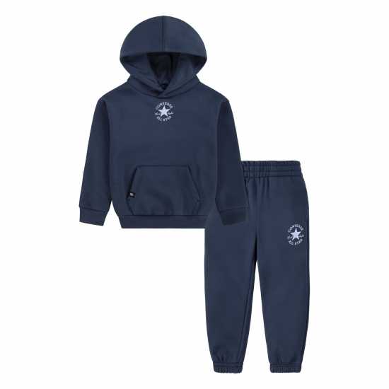 Converse Полар За Невръстни Деца Core Infants Fleece Tracksuit Морска синьо Converse Полар За Невръстни Деца Core Infants Fleece Tracksuit Морска синьо