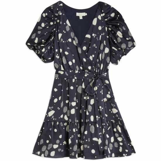 Ted Baker Steviee Puff Sleeve Faux Wrap Dress  