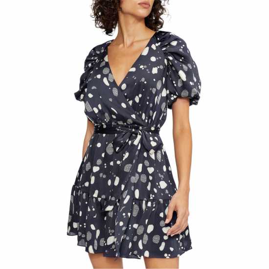 Ted Baker Steviee Puff Sleeve Faux Wrap Dress  