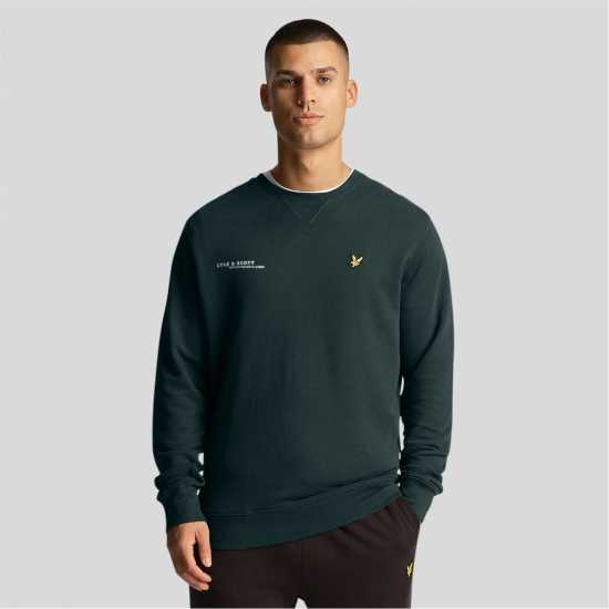 Lyle And Scott Co-Ordinate Print Crewneck Sweatshirt  