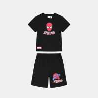 Character Tee And Short Set Junior Spiderman 