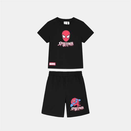 Character Tee And Short Set Junior Spiderman 