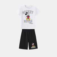 Character Tee And Short Set Junior Mickey 