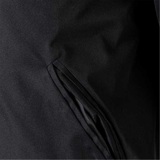 Boys Baseball Style Jacket Detachable Hood Black  