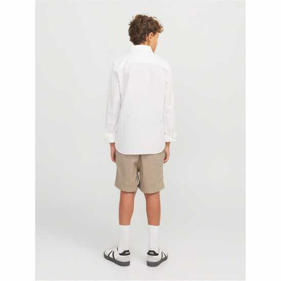 Jack And Jones Linen Shorts Childrens Посуда Детски къси панталони
