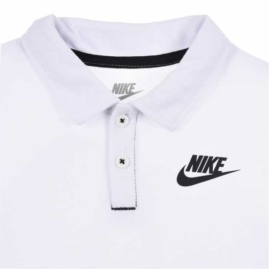 Nike Блуза С Яка Polo Shirt Babies White Детски тениски тип поло