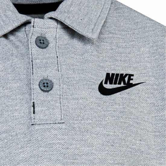 Nike Блуза С Яка Polo Shirt Babies Grey Детски тениски тип поло