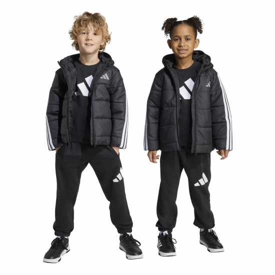 Adidas Ватирано Яке Essentials 3-Stripes Padded Jacket Infants  
