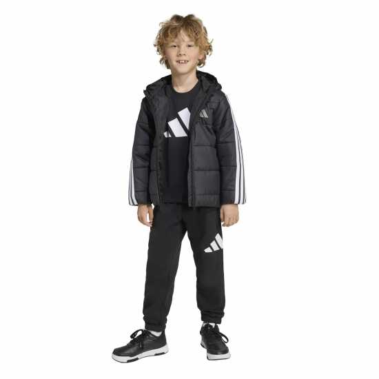 Adidas Ватирано Яке Essentials 3-Stripes Padded Jacket Infants  