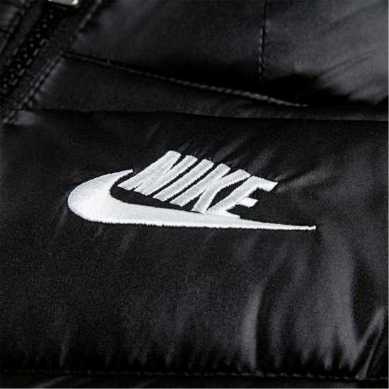 Nike Ватирано Яке Swoosh Padded Jacket Черно Nike Ватирано Яке Swoosh Padded Jacket Черно