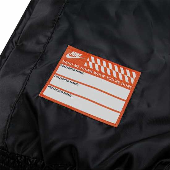 Nike Ватирано Яке Swoosh Padded Jacket Черно Nike Ватирано Яке Swoosh Padded Jacket Черно