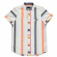 Sale Soulcal Short Sleeve Shirt Infant Boys Summer Stripe Детски ризи