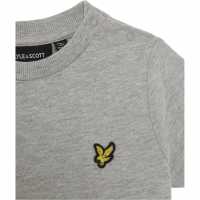 Lyle And Scott Lyle Tee Short Set In62 Grey Marl D24 