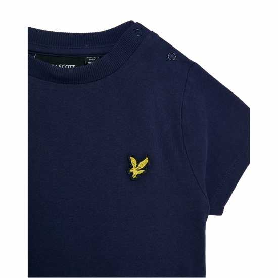 Lyle And Scott Lyle Tee Short Set In62 Navy Z99 