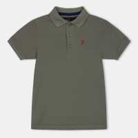 Блуза С Яка Farah Unisex Kids' Bugsworth Polo Shirt Зелено 