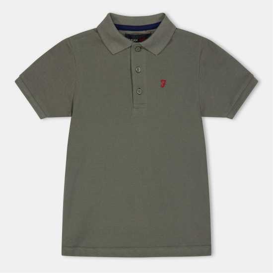 Блуза С Яка Farah Unisex Kids' Bugsworth Polo Shirt Зелено 