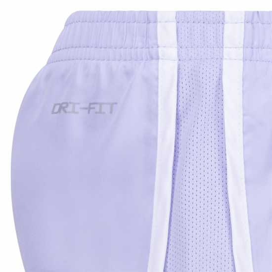 Nike Girls Dry Tempo Shorts Оксиген Лилаво Детски къси панталони