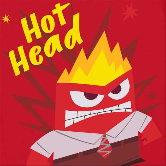 Детско облекло с герои Disney Inside Out Tee Ярост Disney Inside Out Tee Ярост Детско облекло с герои