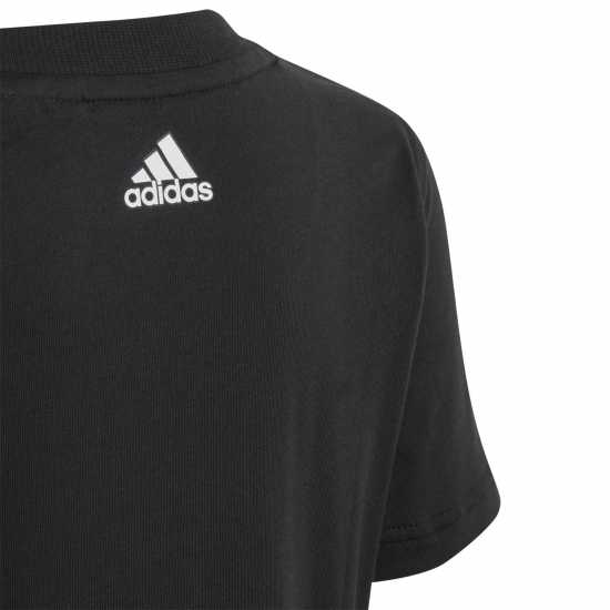 Adidas Qt T-Shirt Infants Black BOS Детски тениски и фланелки