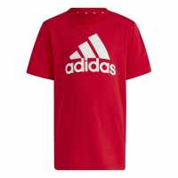 Adidas Qt T-Shirt Infants Red BOS Детски тениски и фланелки
