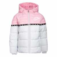 Nike C/b Puffer Jkt In99 Pink/Silver Детски якета и палта