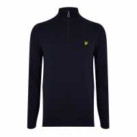 Lyle And Scott Пуловер С Цип Quarter-Zip Jumper Тъмно морско синьо Z271 Lyle And Scott Пуловер С Цип Quarter-Zip Jumper Тъмно морско синьо Z271