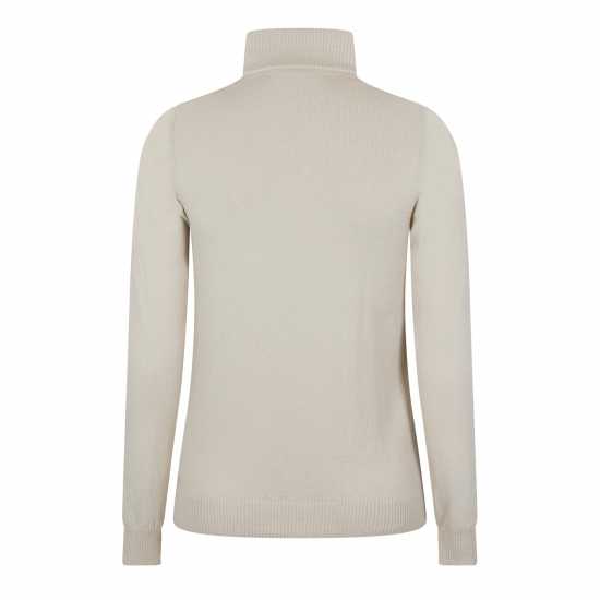 Lyle And Scott Пуловер С Цип Quarter-Zip Jumper Taupe W370 Lyle And Scott Пуловер С Цип Quarter-Zip Jumper Taupe W370