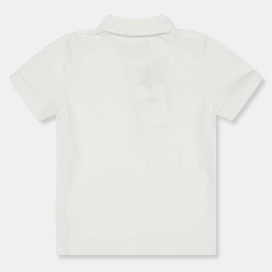 Блуза С Яка Farah Unisex Kids' Bugsworth Short Sleeve Polo Shirt White 