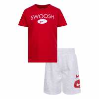 Nike Тениска Swoosh T Shirt And Shorts Set Infant Boys