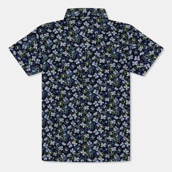 Trespass Kids' Short-Sleeve Patterned Shirt Морска синьо 