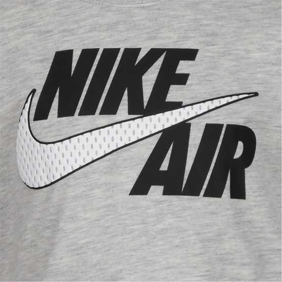 Nike Тениска Long Sleeve T Shirt Grey Heather Детски тениски и фланелки