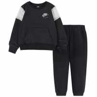 Nike Air Jogging Set Juniors Black Бебешки дрехи