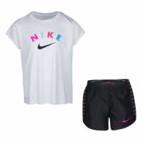 Nike Тениска Aop T Shirt Set Infant Girls Black Бебешки дрехи