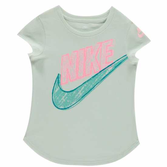Nike Тениска Малко Момиче Short Sleeve Graphic T Shirt Infant Girls  Детски тениски и фланелки