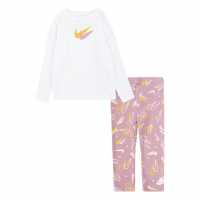 Nike Prnt Lg Set In24 Elemental Pink Бебешки дрехи