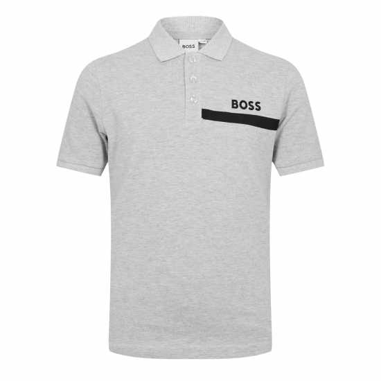 Hugo Boss Boss Logo Polo Infants Сиво A32 Детски тениски тип поло