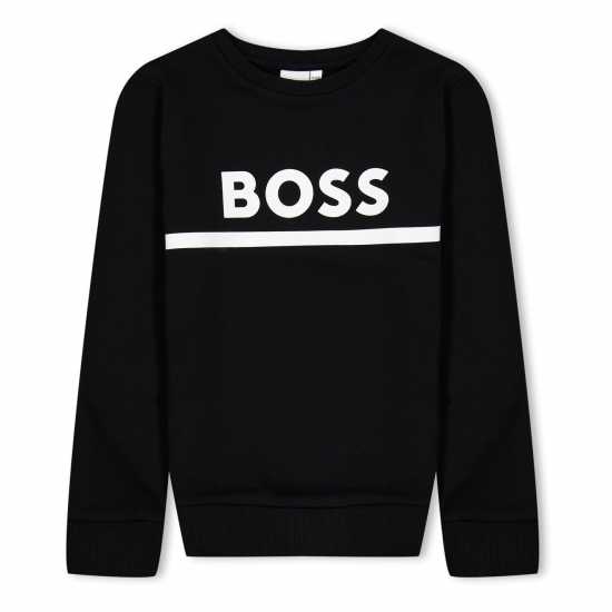Детски горнища и пуловери Boss Блуза Невръстни Деца Logo Sweatshirt Infants Черно 09B Boss Блуза Невръстни Деца Logo Sweatshirt Infants Черно 09B Детски горнища и пуловери