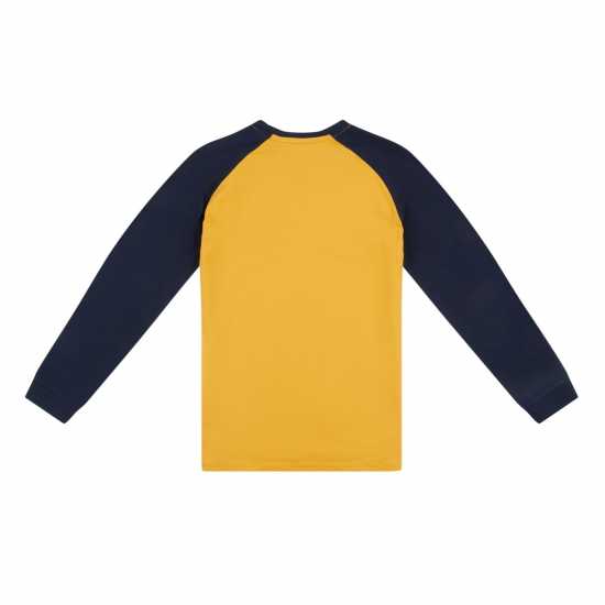 Jack Wills Established Logo T-Shirt Mineral Yellow Детски тениски и фланелки