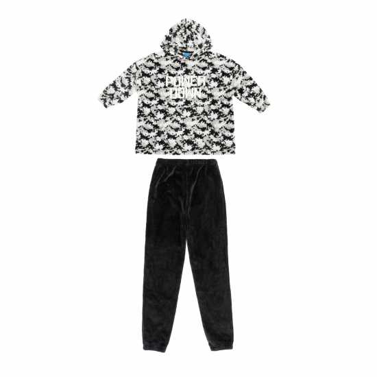 Детски пижами Star Oversize Fleece Hoody Pant Set Boy Star Oversize Fleece Hoody Pant Set Boy Детски пижами