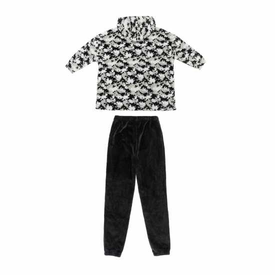 Детски пижами Star Oversize Fleece Hoody Pant Set Boy Star Oversize Fleece Hoody Pant Set Boy Детски пижами