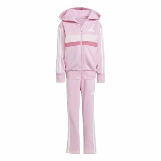 Adidas Seasonal Essentials Tiberio 3-Stripes Fleece Track Suit Kids  Детски спортни екипи