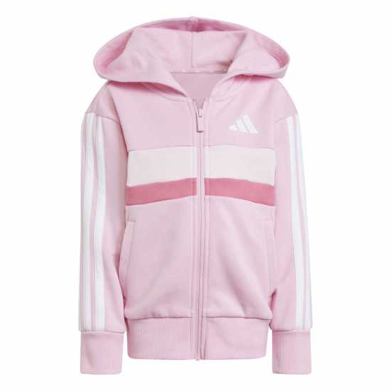 Adidas Seasonal Essentials Tiberio 3-Stripes Fleece Track Suit Kids  Детски спортни екипи