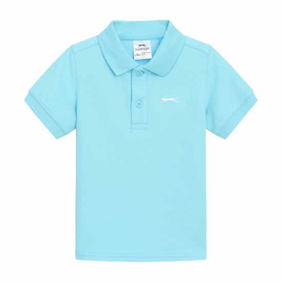 Slazenger Plain Polo Infant Topaz Детски тениски тип поло