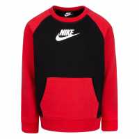 Nike Jdi Crew Sweatshirt University Red Детски горнища и пуловери