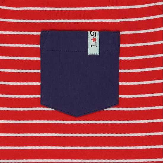 Lilly And Sid Red Dungaree  