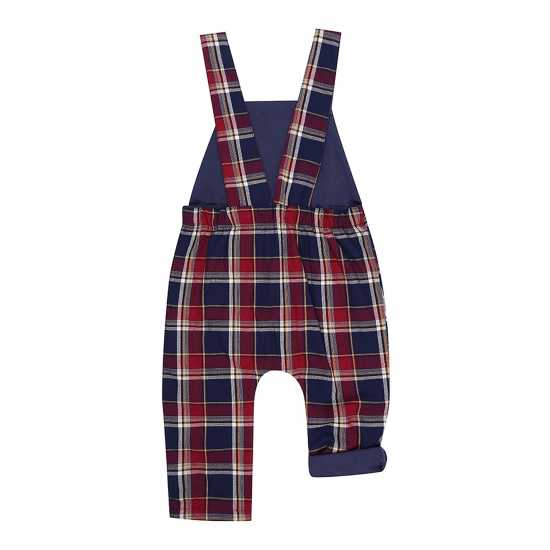 Lilly And Sid Check Dungaree  