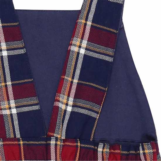 Lilly And Sid Check Dungaree  