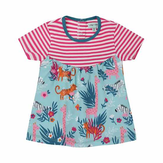 Fabric Mix A-Line Dress Fabric Mix A-Line Dress