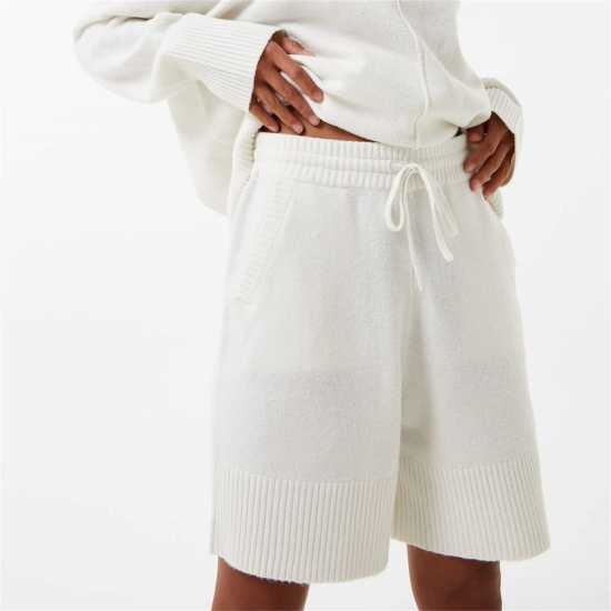 Плетени Шорти Jack Wills Knit Shorts Vintage White Дамски пуловери и жилетки
