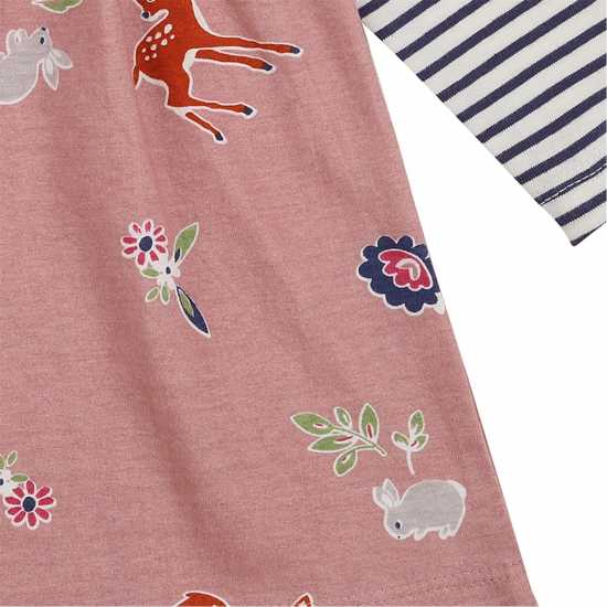 Fabric Mix A-Line Dress  